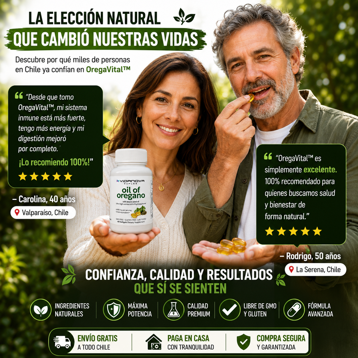 OregaVital™ – Aceite de Orégano + Semilla Negra Premium | Sistema Inmune Blindado, Antiinflamatorio & Salud Digestiva