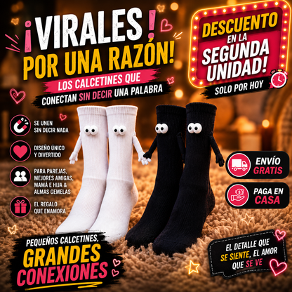 DuoSocks™ – Calcetines Magnéticos para Dúos | Para Parejas, Mejores Amigas, Mamá e Hija & Almas Gemelas
