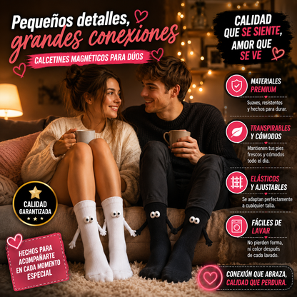 DuoSocks™ – Calcetines Magnéticos para Dúos | Para Parejas, Mejores Amigas, Mamá e Hija & Almas Gemelas