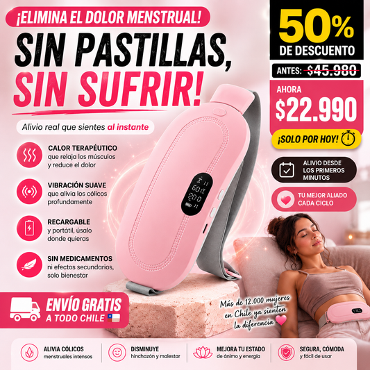 PainOff™ – Calor instantáneo, masaje vibrante y fin al cólico en segundos