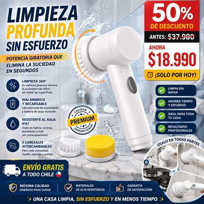 CleanBeast™ – La bestia de la limpieza: baño, cocina y azulejos impecables en minutos