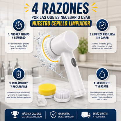 CleanBeast™ – La bestia de la limpieza: baño, cocina y azulejos impecables en minutos